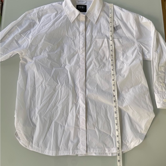 NWT YPB White Nylon Windbreaker Shirt Size L - Picture 9 of 11